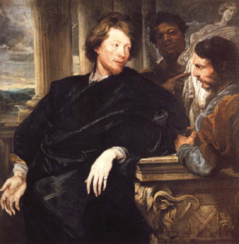 Anthony Van Dyck Portrait of GeorgeGage with Two Attendants china oil painting image